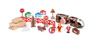 BRIO World 36001 Adventskalender - Weihnachtlicher Holzeisenbahn-Spaß mit einer Überraschung hinter jedem Türchen - Empfohlen ab 3 Jahren und kompatibel mit allen Elementen der BRIO World