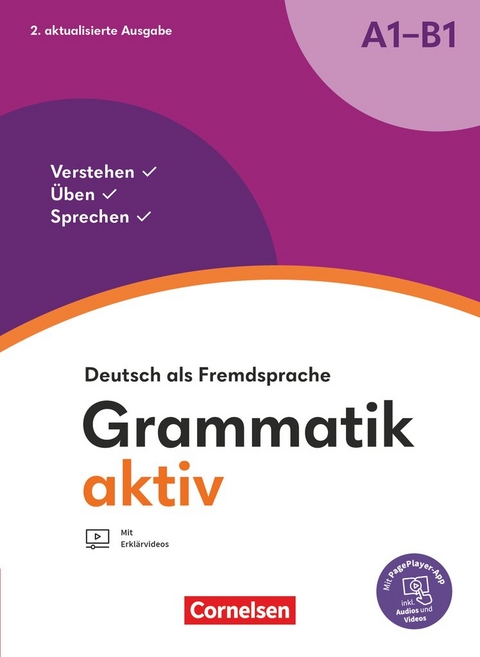 Grammatik aktiv - Deutsch als Fremdsprache - 2. aktualisierte Ausgabe - A1-B1 - Friederike Jin, Ute Voss
