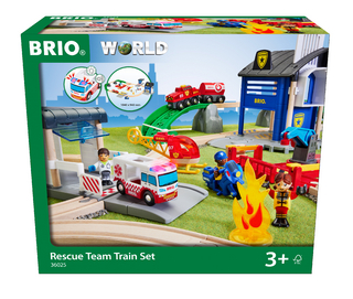 BRIO World - Polizei und Feuerwehr Set Deluxe