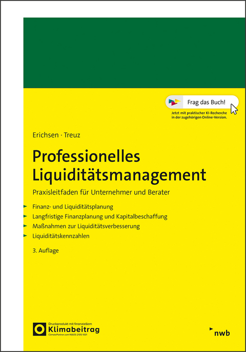Professionelles Liquiditätsmanagement - Jörgen Erichsen, Jochen Treuz