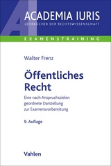 &Ouml;ffentliches Recht - Walter Frenz