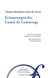 Erinnerungen des Comte de Comminge - Claudine-Alexandrine Gu&eacute;rin de Tencin