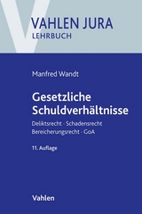 Vahlen Jura/Lehrbuch / Gesetzliche Schuldverhältnisse - Wandt, Manfred; Schwarz, Günter