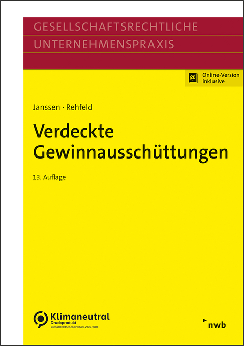 Verdeckte Gewinnaussch&uuml;ttungen - Lars Rehfeld