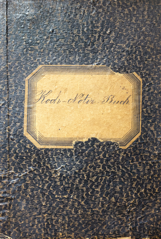 Kochbuch aus dem Leipzig des 19. Jahrhunderts