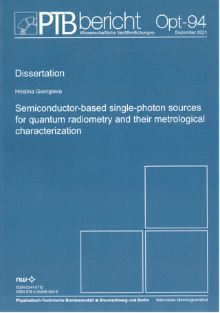 Semiconductor-based single-photon sources for quantum radiometry and their metrolgical characterization