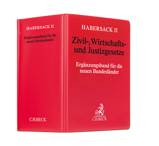 Zivil-, Wirtschafts- und Justizgesetze für die neuen Bundesländer Hauptordner 100 mm