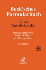 Beck'sches Formularbuch f&uuml;r die Anwaltskanzlei - 