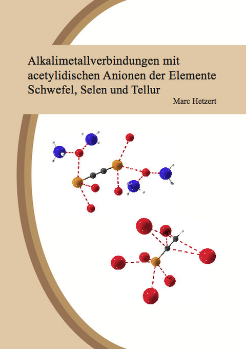 Alkalimetallverbindungen mit acetylidischen Anionen der Elemente Schwefel, Selen und Tellur - Marc Hetzert