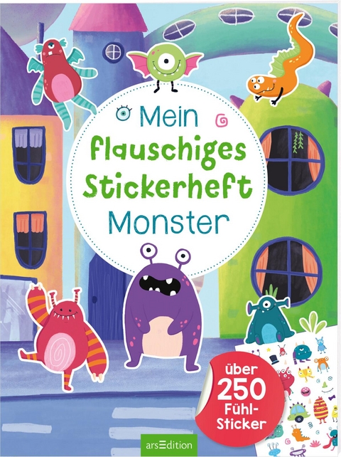Mein flauschiges Stickerheft &ndash; Monster