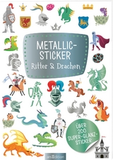 Metallic-Sticker &ndash; Ritter & Drachen