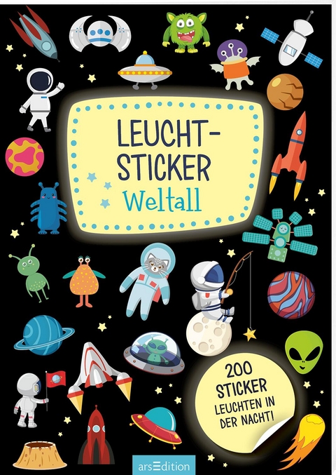 Leucht-Sticker &ndash; Weltall