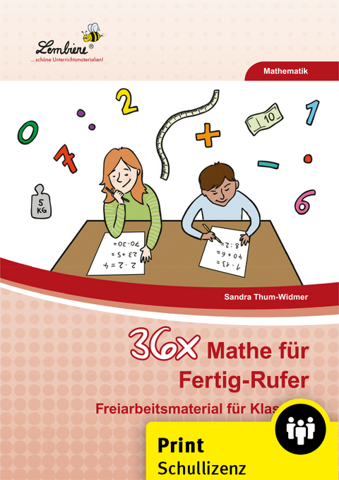 36x Mathe f&uuml;r Fertig-Rufer - Sandra Thum-Widmer