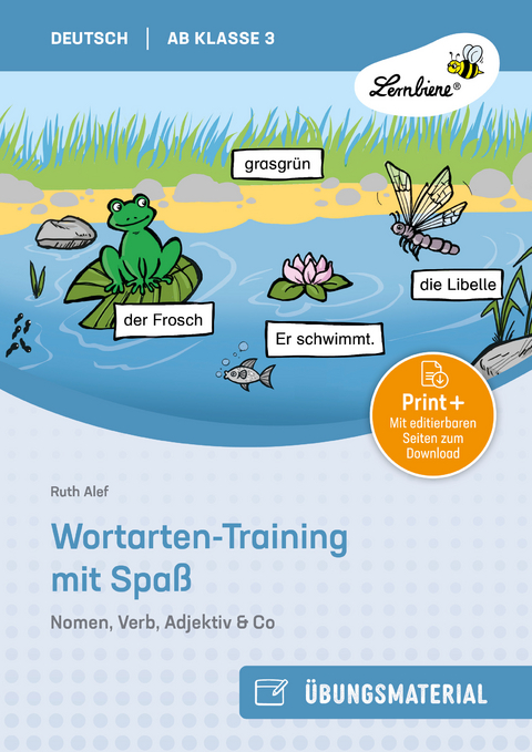 Wortarten-Training mit Spa&szlig; - Nomen, Verb, - Ruth Alef