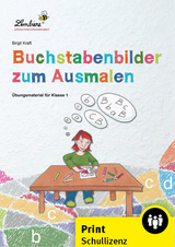 Buchstabenbilder zum Ausmalen - Birgit Kraft