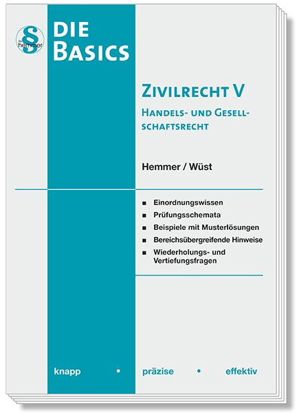 Basics Zivilrecht V - Karl-Edmund Hemmer, Achim W&uuml;st, Clemens D'Alquen