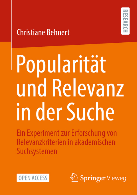 Popularit&auml;t und Relevanz in der Suche - Christiane Behnert