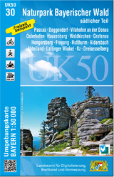 UK50-30 Naturpark Bayerischer Wald - s&uuml;dlicher Teil