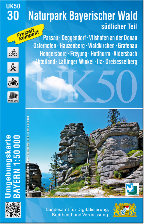 UK50-30 Naturpark Bayerischer Wald - s&uuml;dlicher Teil
