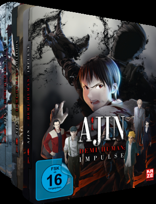 Ajin: Demi-Human - Movie-Trilogie 1-3 - Gesamtausgabe - 3 Blu-rays - [Steelcase]