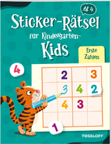 Sticker-R&auml;tsel f&uuml;r Kindergarten-Kids. Erste Zahlen