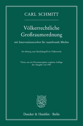 Völkerrechtliche Großraumordnung