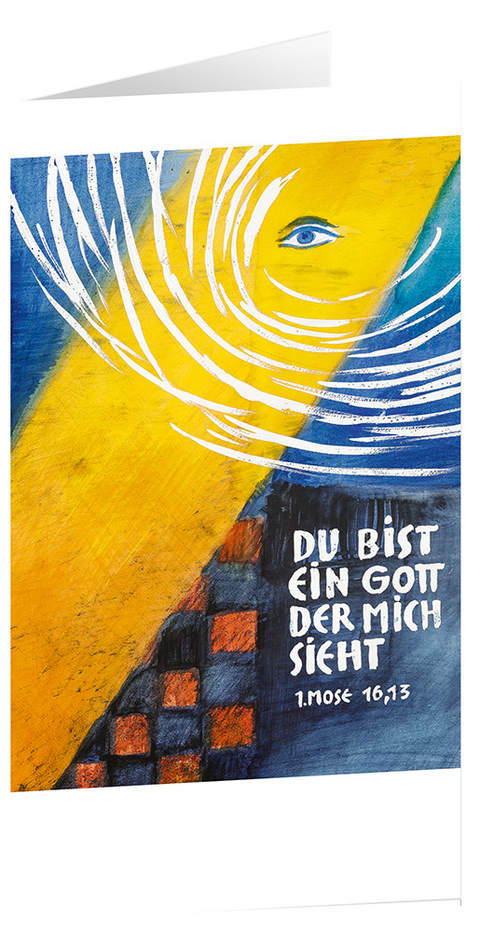 Jahreslosung 2023 - Faltkarte mit Bildbetrachtung (10er-Set) - 