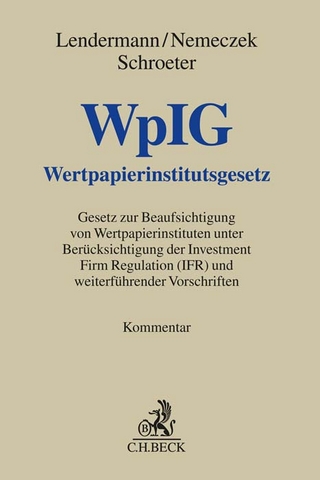 WpIG Wertpapierinstitutsgesetz