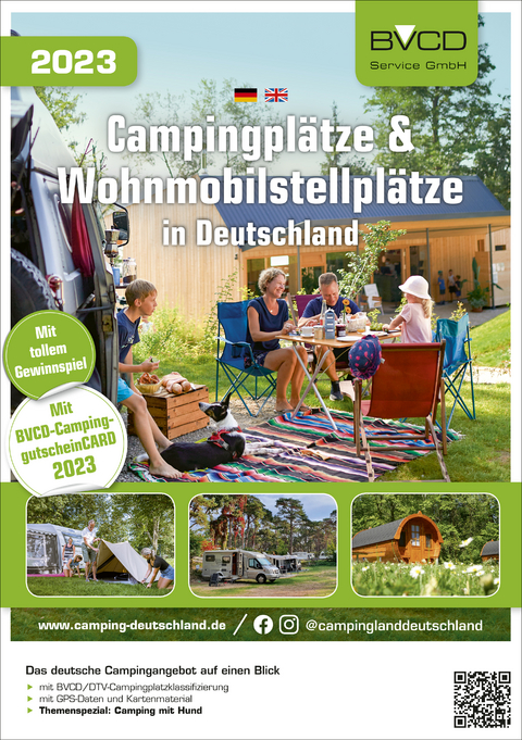 Campingpl&auml;tze & Wohnmobilstellpl&auml;tze in Deutschland 2023