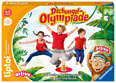 tiptoi&reg; ACTIVE Dschungel-Olympiade - ab 4 Jahre - Kai Haferkamp