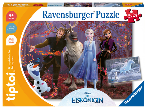 tiptoi&reg; Puzzle f&uuml;r kleine Entdecker: Disney Die Eisk&ouml;nigin - 2x24 Teile