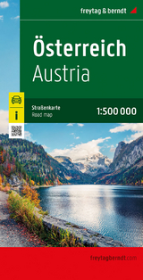 &Ouml;sterreich, Stra&szlig;enkarte 1:500.000, freytag & berndt
