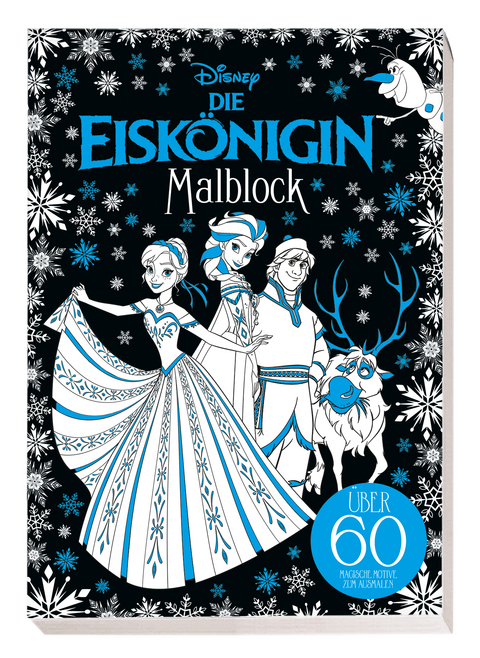 Disney Die Eisk&ouml;nigin: Malblock: &uuml;ber 60 magische Motive zum Ausmalen -  Panini