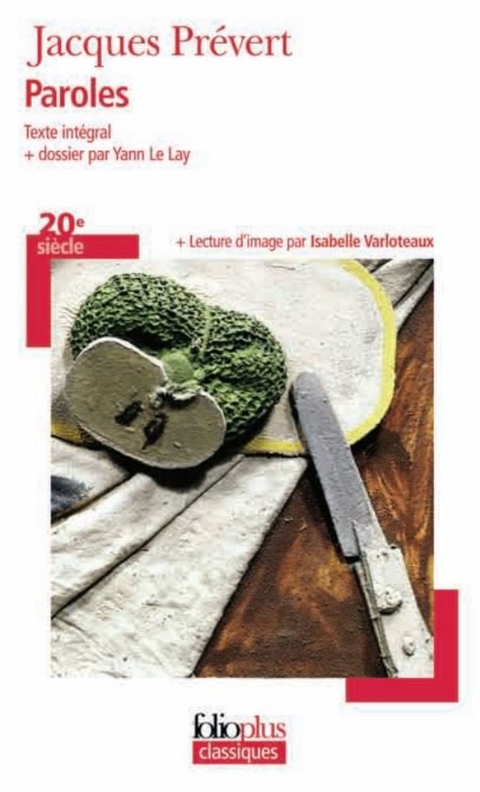 Paroles - Jacques Pr&eacute;vert