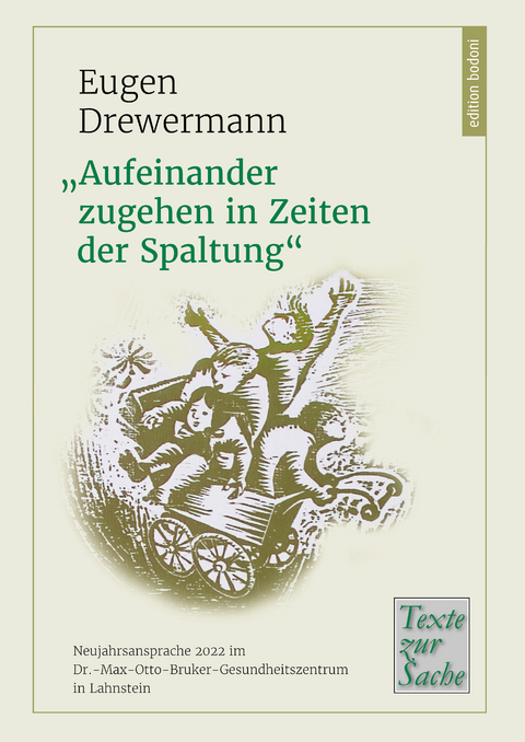 &bdquo;Aufeinander zugehen in Zeiten der Spaltung&ldquo; - Eugen Drewermann