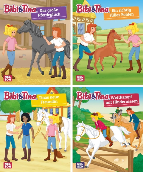 Nelson Mini-B&uuml;cher: Bibi und Tina 33-36 (Einzel/WWS)