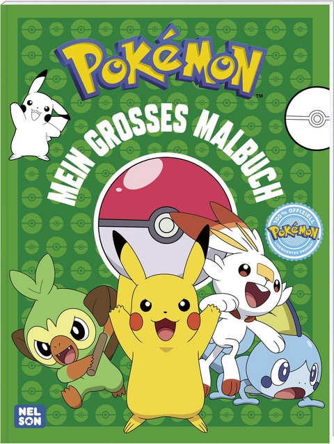 Pok&eacute;mon Activity-Buch: Mein gro&szlig;es Malbuch