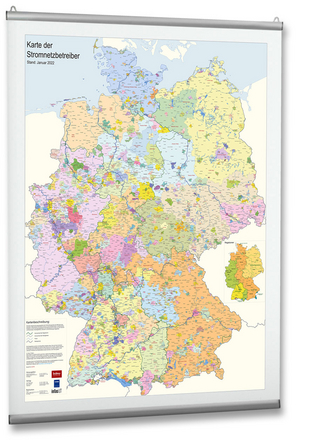 Karte der Stromnetzbetreiber 2022