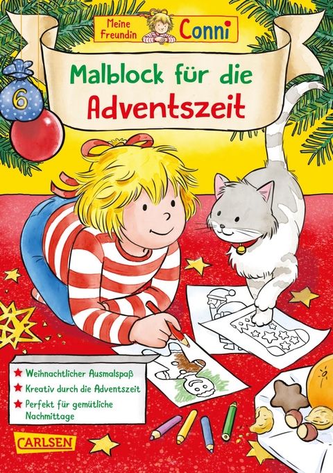 Conni Gelbe Reihe (Besch&auml;ftigungsbuch): Mein Malblock f&uuml;r die Adventszeit - Hanna S&ouml;rensen