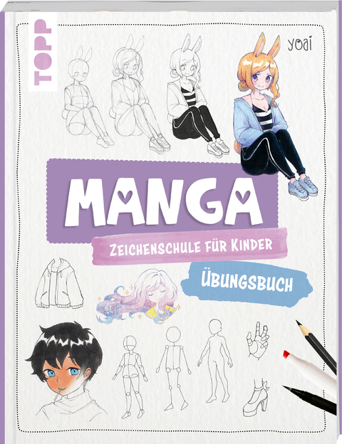 Manga-Zeichenschule f&uuml;r Kinder &Uuml;bungsbuch -  Yoai