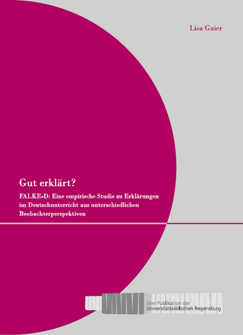 Gut erkl&auml;rt? FALKE-D - Gaier Lisa