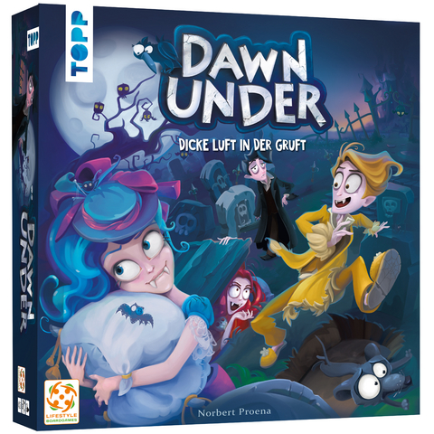 Dawn Under - Dicke Luft in der Gruft. Neuausgabe des Deutschen Kinderspiels 2004 - Norbert Proena