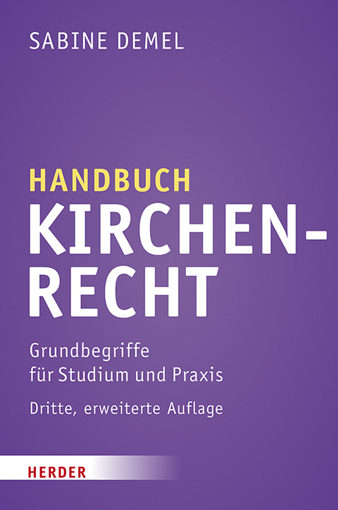 Handbuch Kirchenrecht - Sabine Demel
