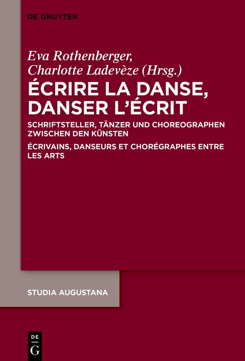 &Eacute;crire la danse, danser l&rsquo;&eacute;crit - 