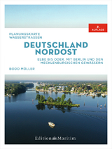 Planungskarte Wasserstra&szlig;en Deutschland Nordost - Bodo M&uuml;ller