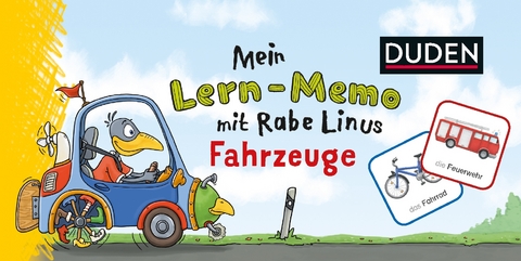 Mein Lern-Memo mit Rabe Linus &ndash; Fahrzeuge VE/3 - Dorothee Raab