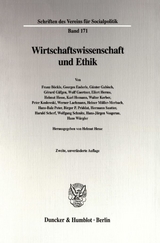 Wirtschaftswissenschaft und Ethik. - 