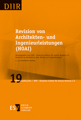 Revision von Architekten- und Ingenieurleistungen (HOAI) - 