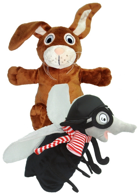 Set: Kasimir und Flora - Handpuppen - Bernd Jockweg, Anne W&ouml;stheinrich