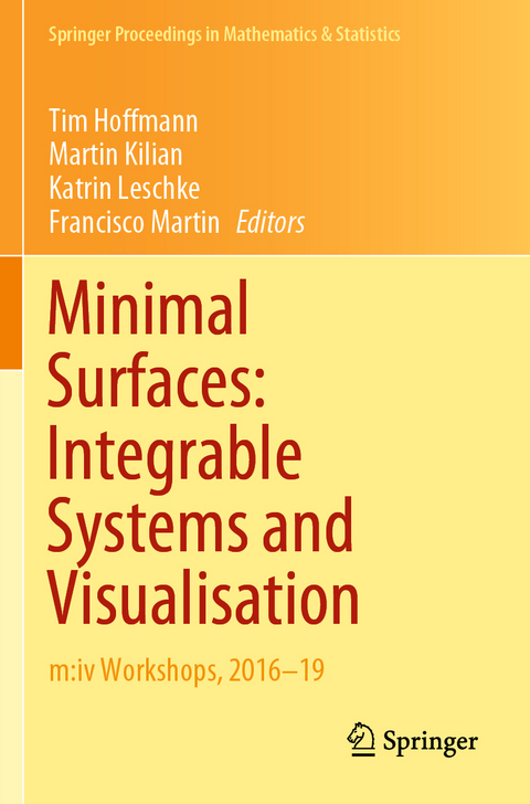 Minimal Surfaces: Integrable Systems and Visualisation - 